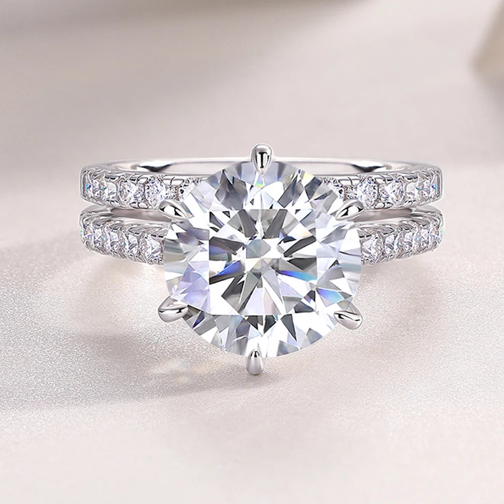 Serenity Moissanite Diamond Ring Set